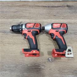 LIKE NEW! Milwaukee M18 18V Cordless Brushed 2 Tool Drill/Driver and Impact Driver Kit