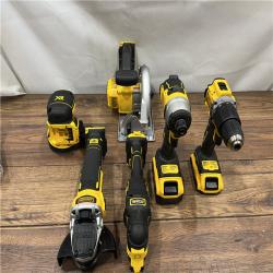 AS IS Dewalt 20-Volt MAX ToughSystem Lithium-Ion 6-Tool Cordless Combo Kit