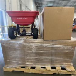 DALLAS LOCATION - 80 lbs. Estate Grade Spreader with Pneumatic Wheels -  PALLET  (  9  UNITS  )