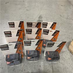 NEW! - RIDGID 18V 2.0 Ah Lithium-Ion Battery -(9 UNITS)