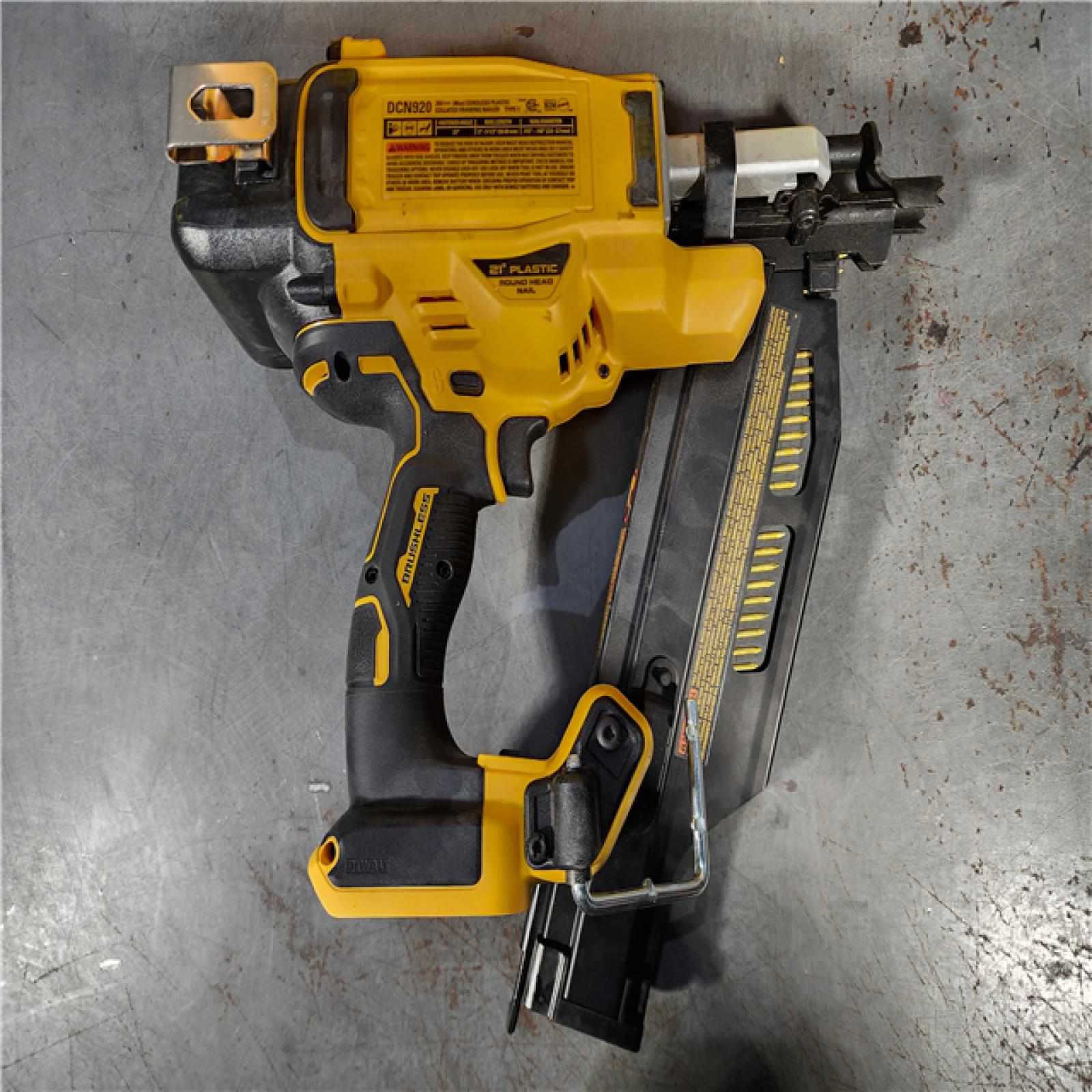 HOUSTON LOCATION - AS-IS DEWALT 20-Volt 21Â° Cordless Framing Nailer (Tool-Only)