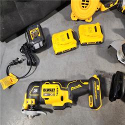 HOUSTON LOCATION - AS-IS DEWALT 20-Volt Max Lithium-Ion 9-Tool Cordless Combo Kit with Two 2.0 Ah Batteries, Charger and 2 Bags