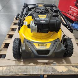 DALLAS LOCATION - AS-IS DEWALT 21 in. 150cc Briggs and Stratton 625ex Engine Rear Wheel Drive 2-in-1 Gas Self Propelled Walk Behind Lawn Mower