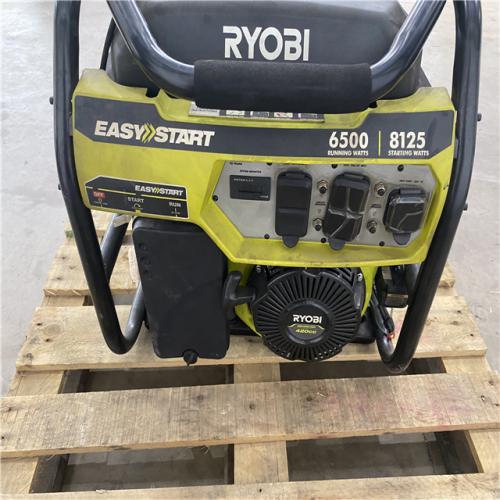 Houston Location - AS-IS Ryobi Easy Start 6,500 Running Watts 8,125 Starting Watts Generator