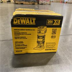 NEW! - DEWALT 20V MAX XR Cordless Brushless Fixed Base Compact Router (Tool Only)