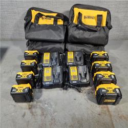 HOUSTON LOCATION - AS-IS (APPEARS LIKE NEW) (4) Dewalt-DCB246CK 20V MAX* Lithium Ion Starter Kit