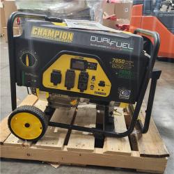 Dallas Location - As-Is Champion 6250-Watt Dual Fuel Portable Generator