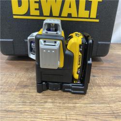 AS IS 12V MAX Lithium-Ion 100 Ft. Green Self-Leveling 3-Beam 360 Degree Laser Level with 2.0Ah Battery, Charger and Case