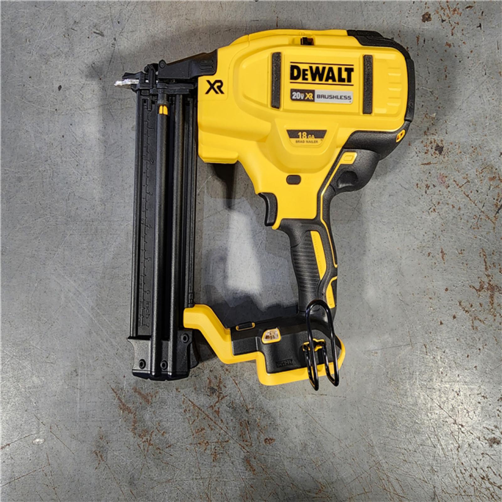 HOUSTON LOCATION - AS-IS DeWalt 20V MAX XR Lithium-Ion Electric Cordless 18-Gauge Brad Nailer (Tool Only)