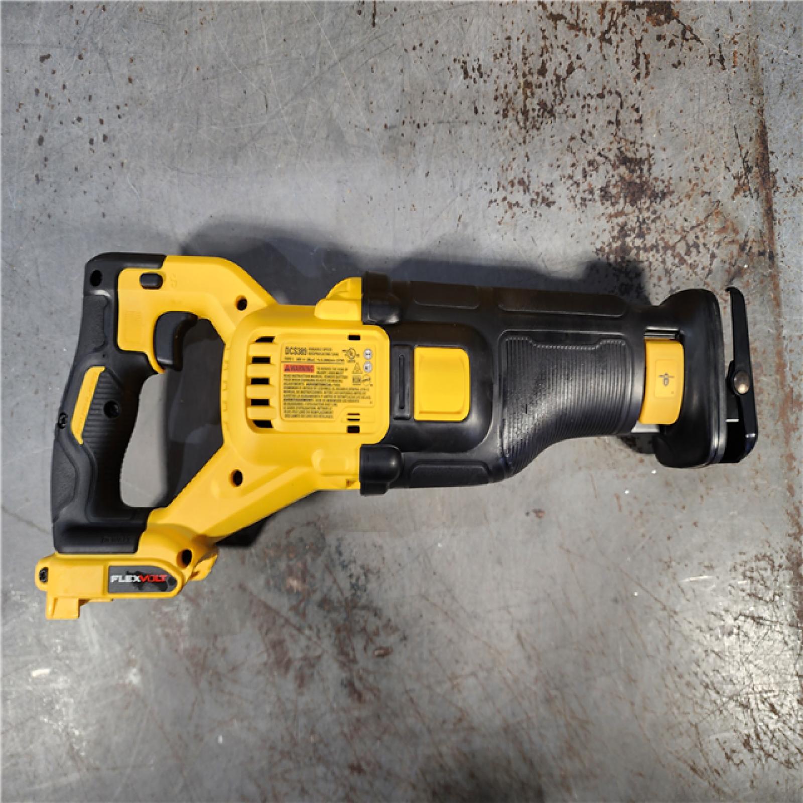 HOUSTON LOCATION - AS-IS (APPEARS LIKE NEW) DeWalt DCS389B FLEXVOLT 60V MAX Cordless Brushless Reciprocating Saw (Tool-Only)