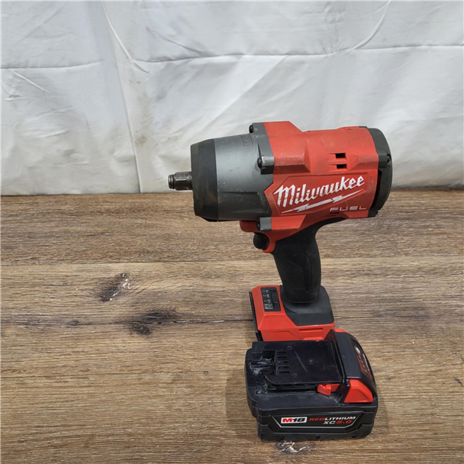 AS-IS Milwaukee M18 1/2 in. Cordless Brushless High Torque Impact Wrench Kit (Battery & Charger)