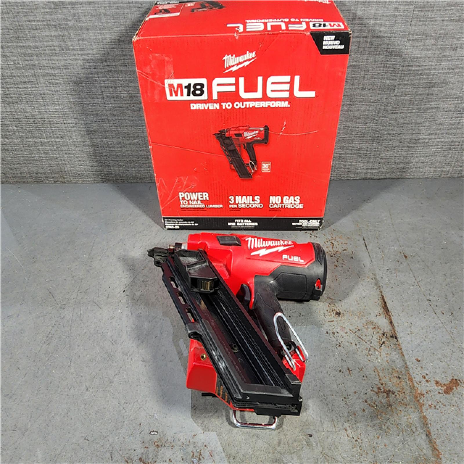 HOUSTON LOCATION - AS-IS M18 FUEL 3-1/2 in. 18-Volt 30-Degree Lithium-Ion Brushless Cordless Framing Nailer (Tool-Only)