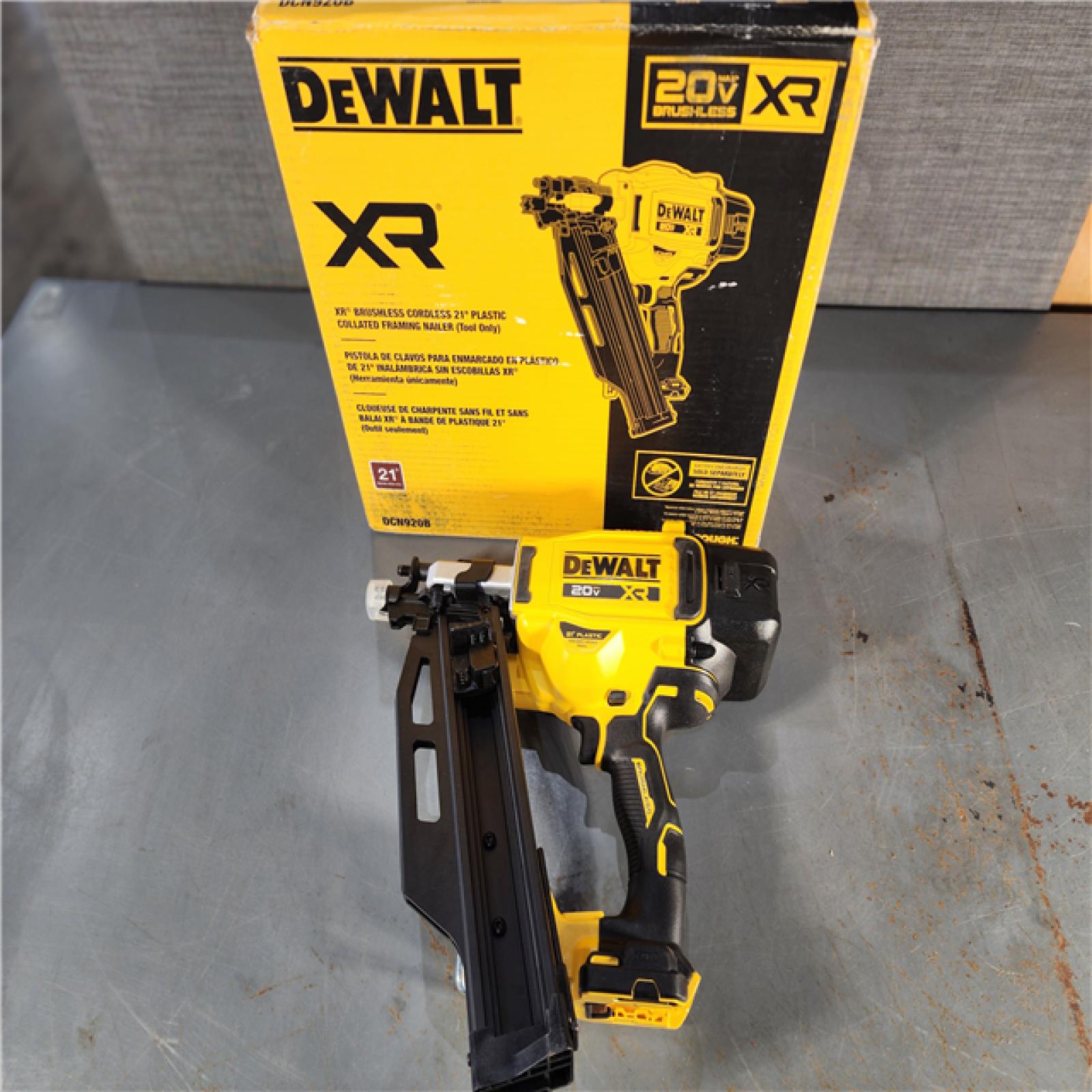 HOUSTON LOCATION - AS-IS (APPEARS LIKE NEW) DEWALT 20-Volt 21Â° Cordless Framing Nailer (Tool-Only)