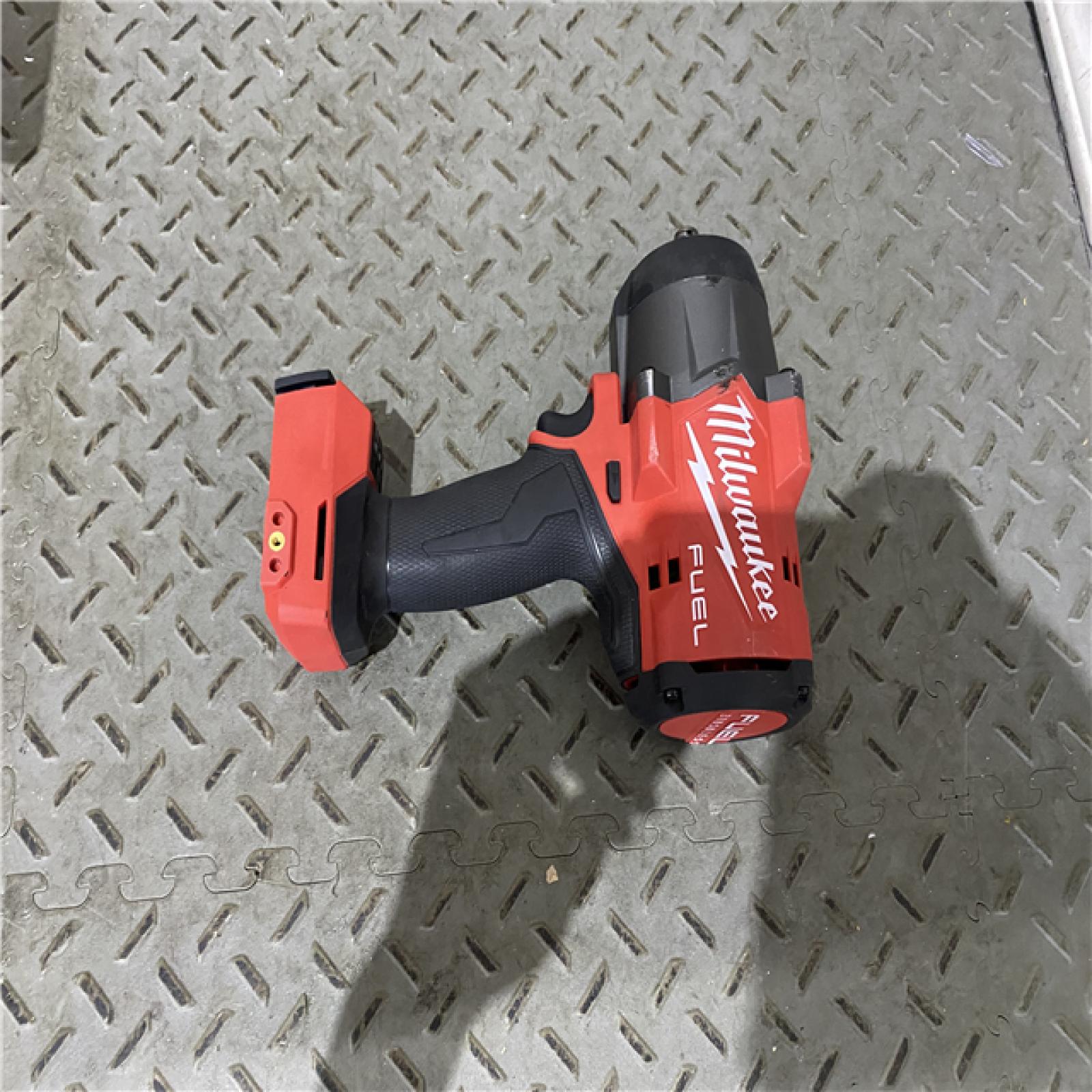 Houston location AS-IS MILWAUKEE M18 FUEL 18V Lithium-Ion Brushless Cordless 1/2 in. Impact Wrench with Friction Ring (Tool-Only)