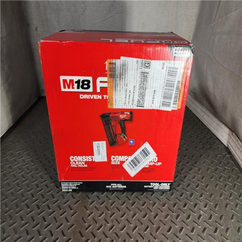 HOUSTON LOCATION - AS-IS (APPEARS LIKE NEW) Milwaukee 2841-20 18V Cordless Gen II 16 Gauge Angled Finish Nailer (Tool Only)