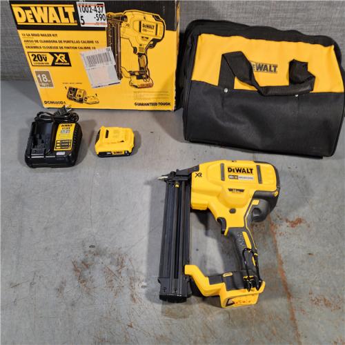 HOUSTON LOCATION - AS-IS DEWALT 20V MAX XR 18 Gauge Brad Nailer Kit