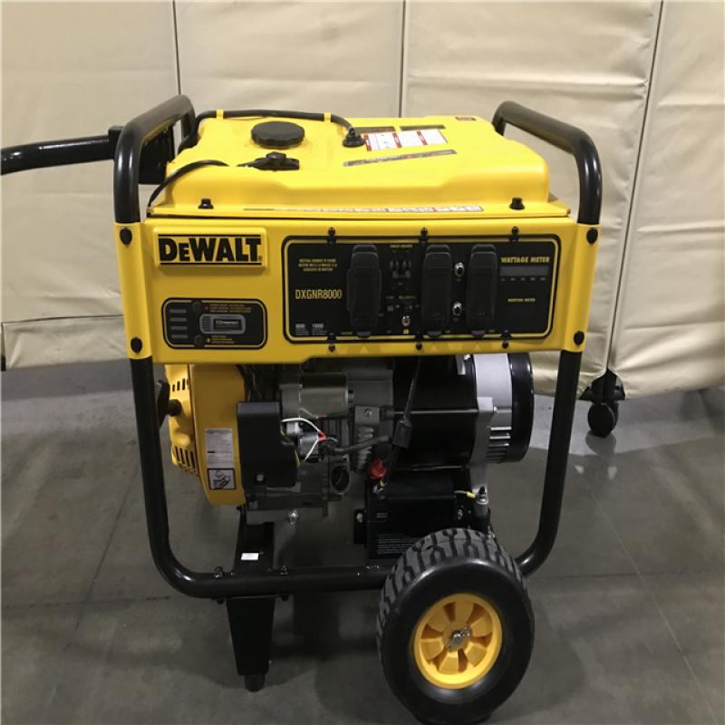 California AS IS DEWALT 8 000 Watt Gasoline Powered Electric