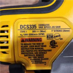 AS-IS DEWALT 20V MAX XR Cordless Barrel Grip Jigsaw (Tool Only)