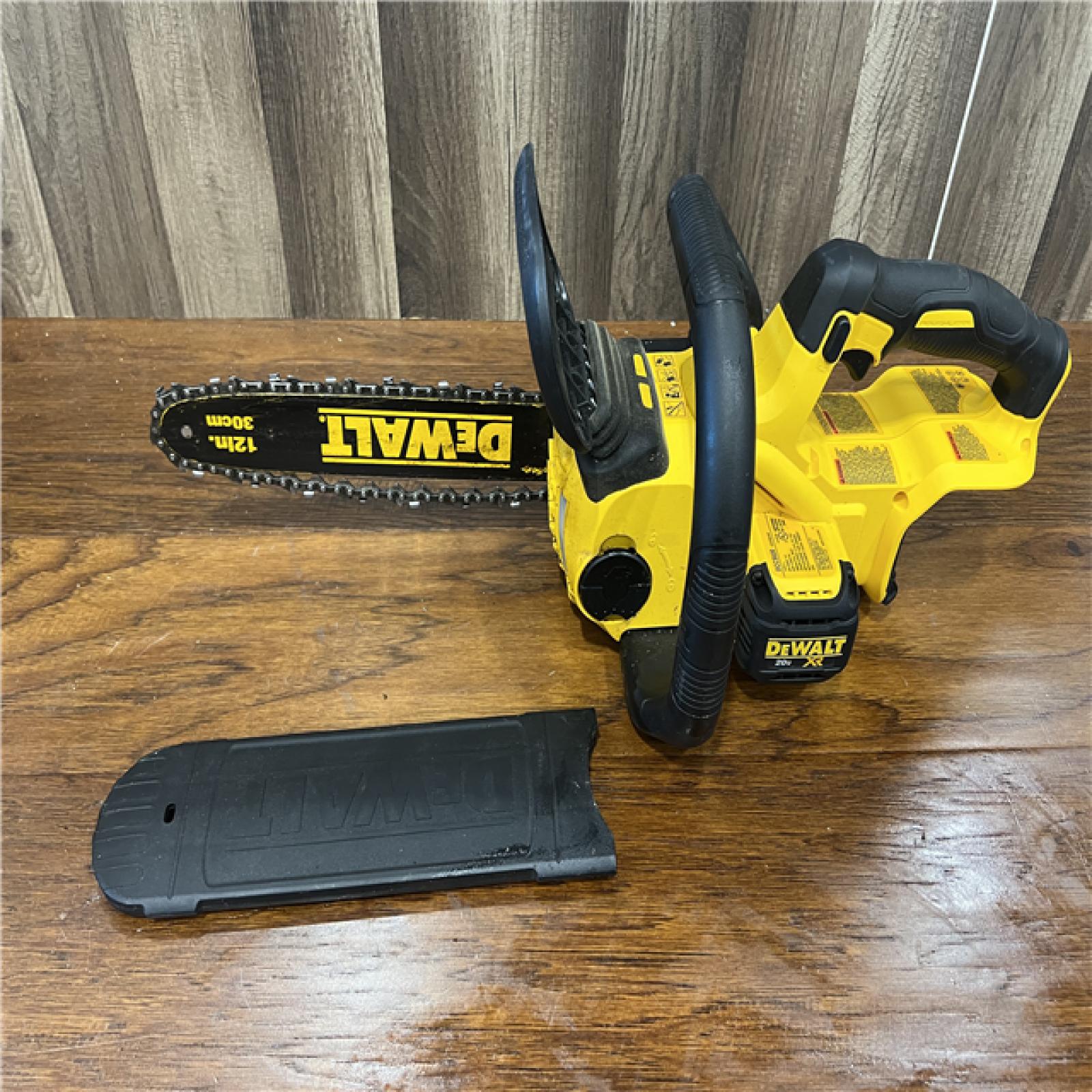 AS-IS DEWALT 20V MAX 12in. Brushless Cordless Battery Powered Chainsaw (Tool Only)