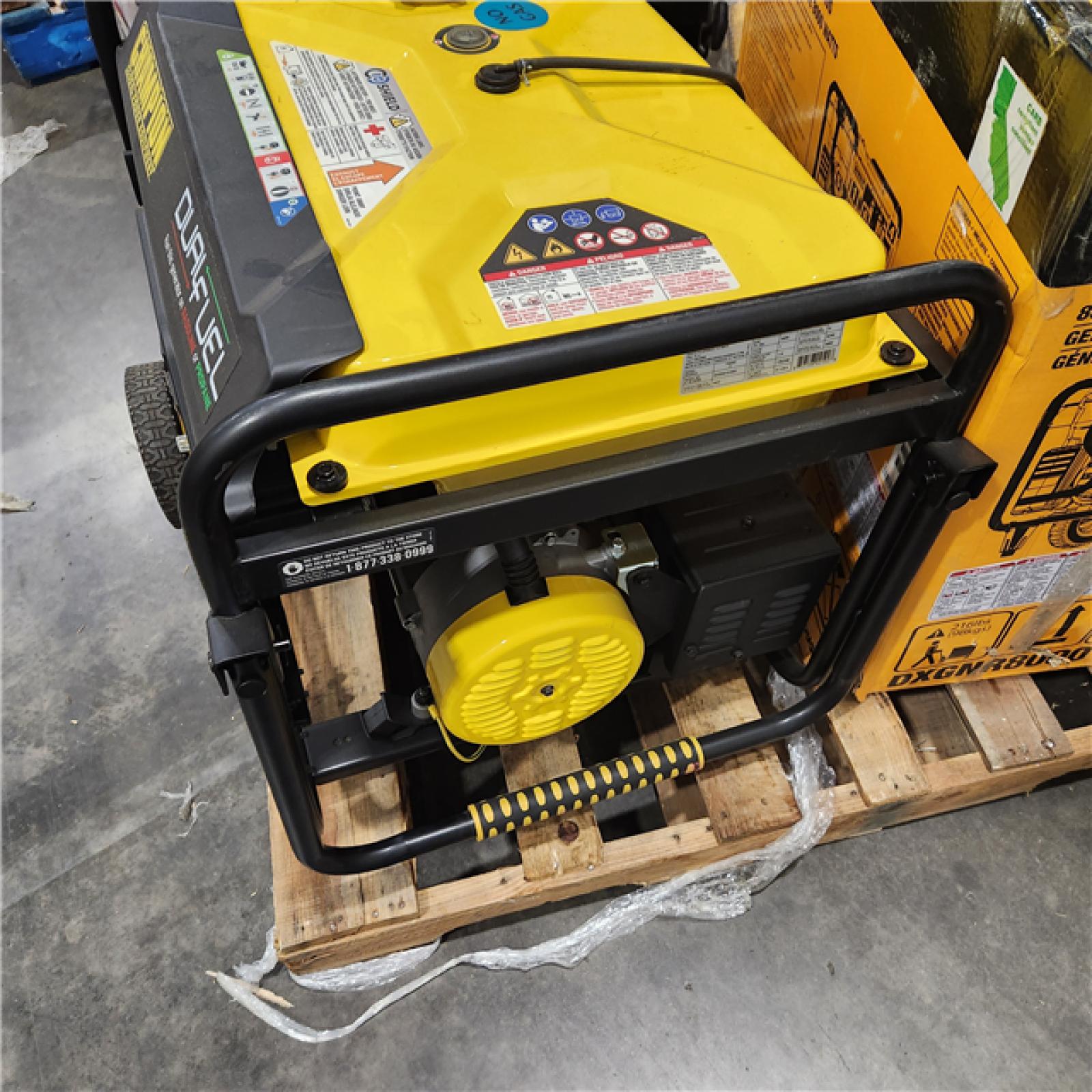 Dallas Location - As-Is Champion Power Equipment 7850/6250-Watt Gasoline and Propane Powered Dual Fuel Portable Generator