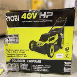 RYOBI 40V HP Brushless 20 in. Cordless Electric Battery Walk Behind Self-Propelled Mower with 6.0 Ah Battery and Charger