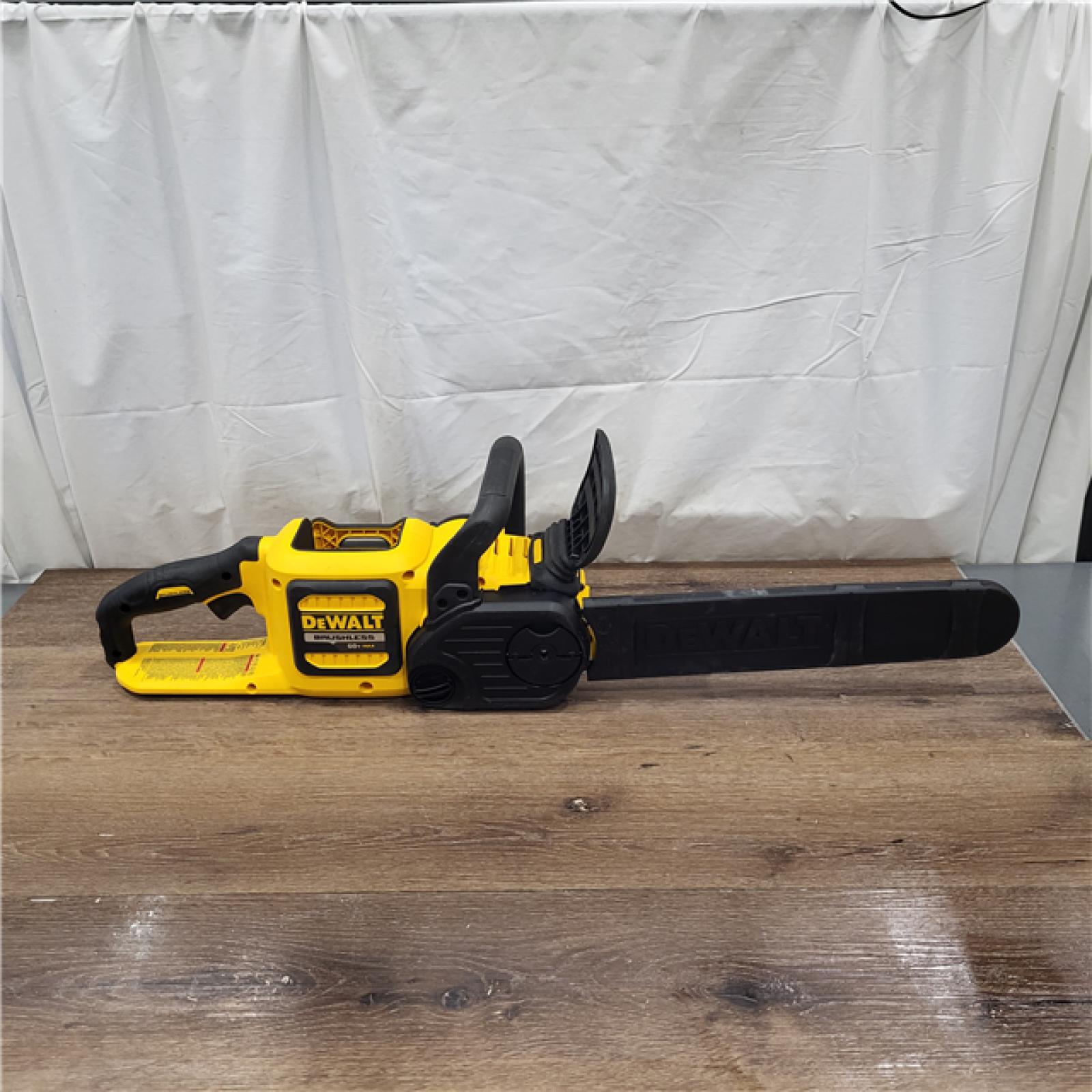 AS-IS DeWalt FLEXVOLT 60V MAX Lithium-Ion Brushless Cordless 16in. Chainsaw Kit