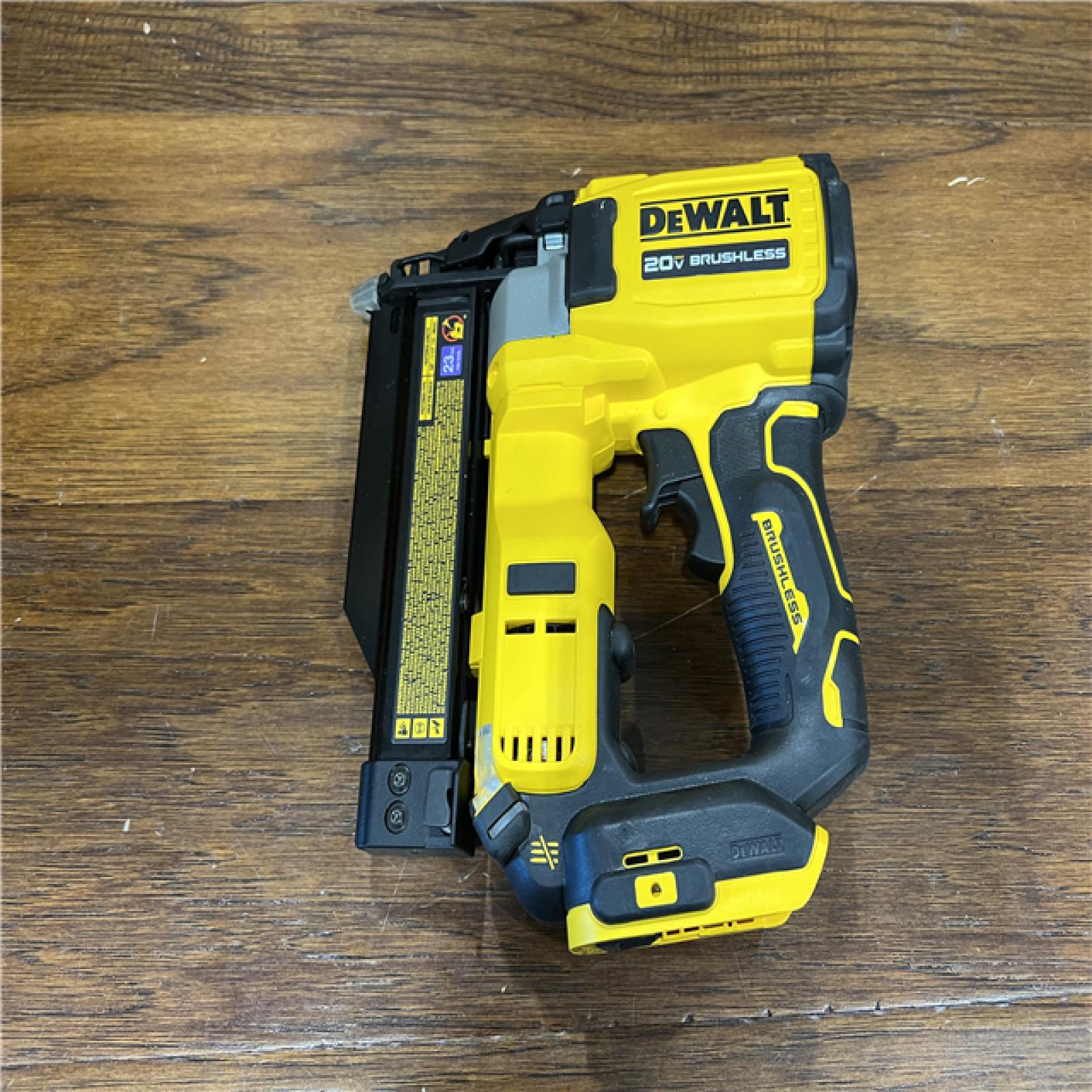 AS-IS DeWalt 20V MAX 23 Ga. Cordless Compact Pin Nailer Tool Only 20 V