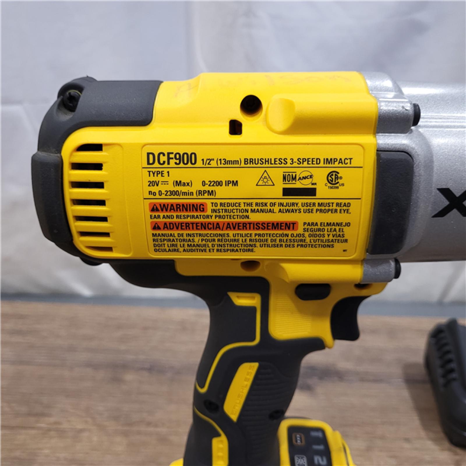 AS-IS DEWALT 20V MAX* XR 1/2  High Torque Impact Wrench with Hog Ring Anvil