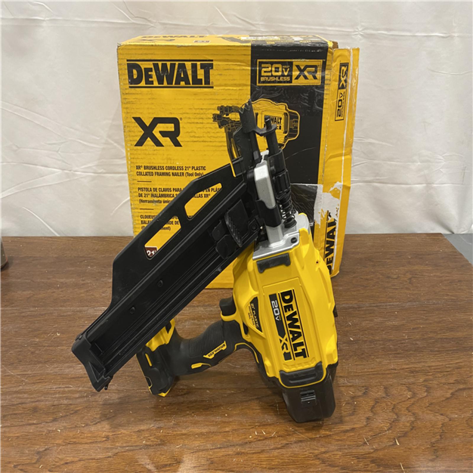 AS-IS DEWALT 20-Volt 21Â° Cordless Framing Nailer (Tool-Only)