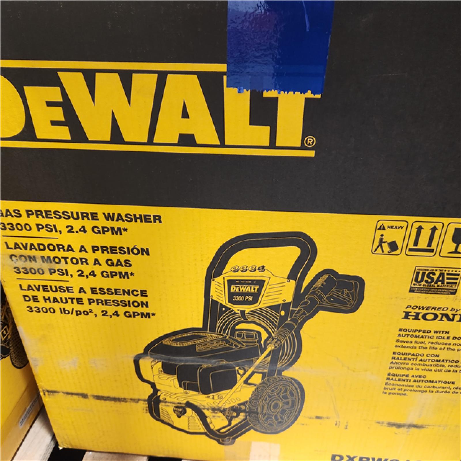 Dallas Location - As-Is DEWALT 3300 PSI 2.4 GPM Cold Water Gas Pressure Washer