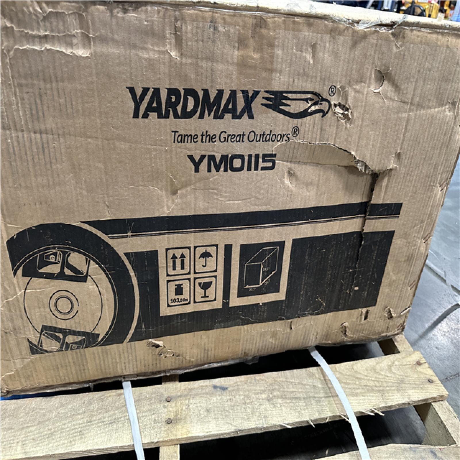 California AS-IS YARDMAX 4.0 Cu. ft. Electric Concrete Mixer-Appears in Excellent Condition