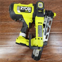 AS-IS RYOBI ONE+ HP 18V Brushless Cordless AirStrike 21° Framing Nailer (Tool Only)