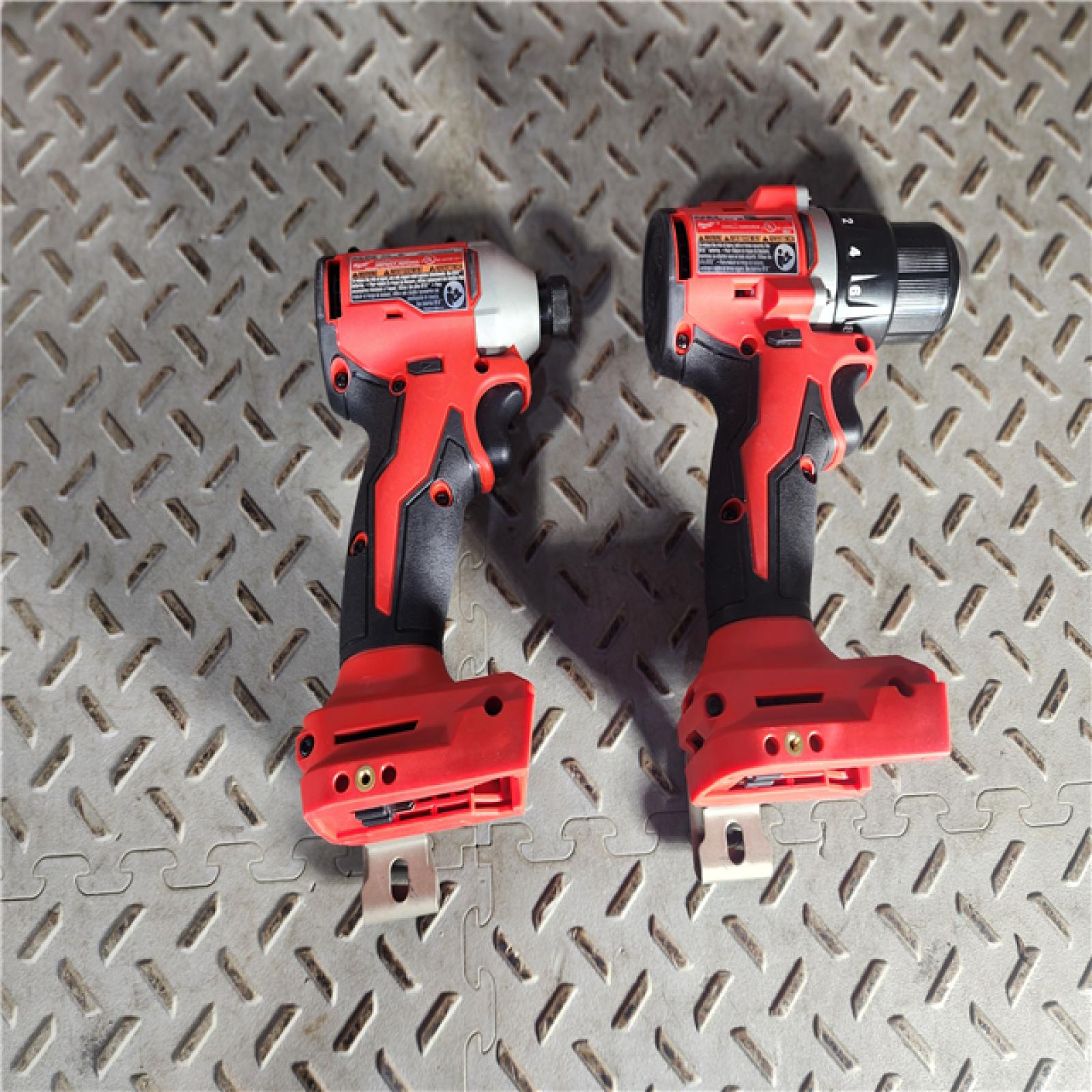 HOUSTON LOCATION - AS-IS M18 18V Lithium-Ion Brushless Cordless Compact Drill/Impact Combo Kit (2-Tool) W/(2) 2.0 Ah Batteries, Charger & Bag