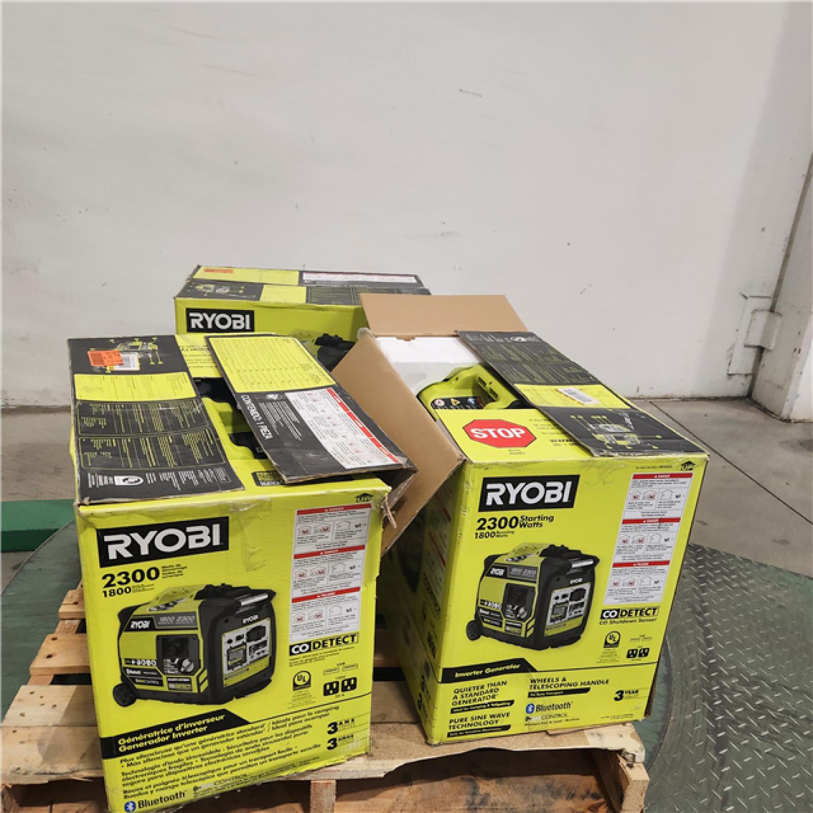 Dallas Location - As-Is RYOBI 2300 WATT GENERATOR (Lot Of 3)