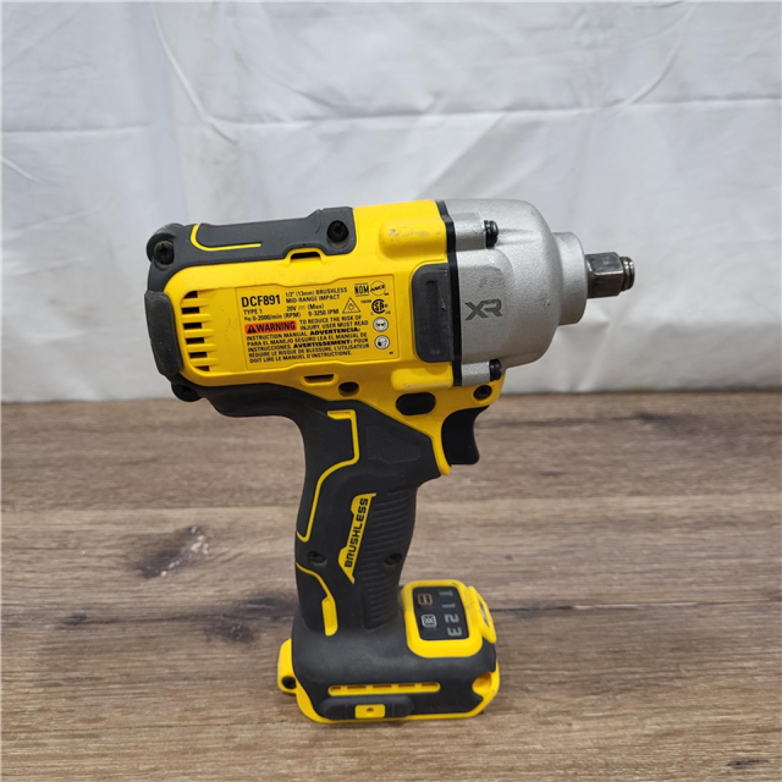 AS-IS DEWALT 20-Volt MAX XR Cordless 1/2 in. Impact Wrench (Tool-Only) (DCF891B)