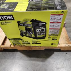 Dallas Location - As-Is Ryobi 2300-Watt Bluetooth Inverter Generator(Lot Of 2)