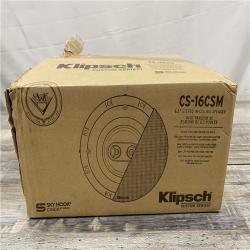 NEW! Klipsch 6.5 Stereo In-Ceiling Speaker in Black and White