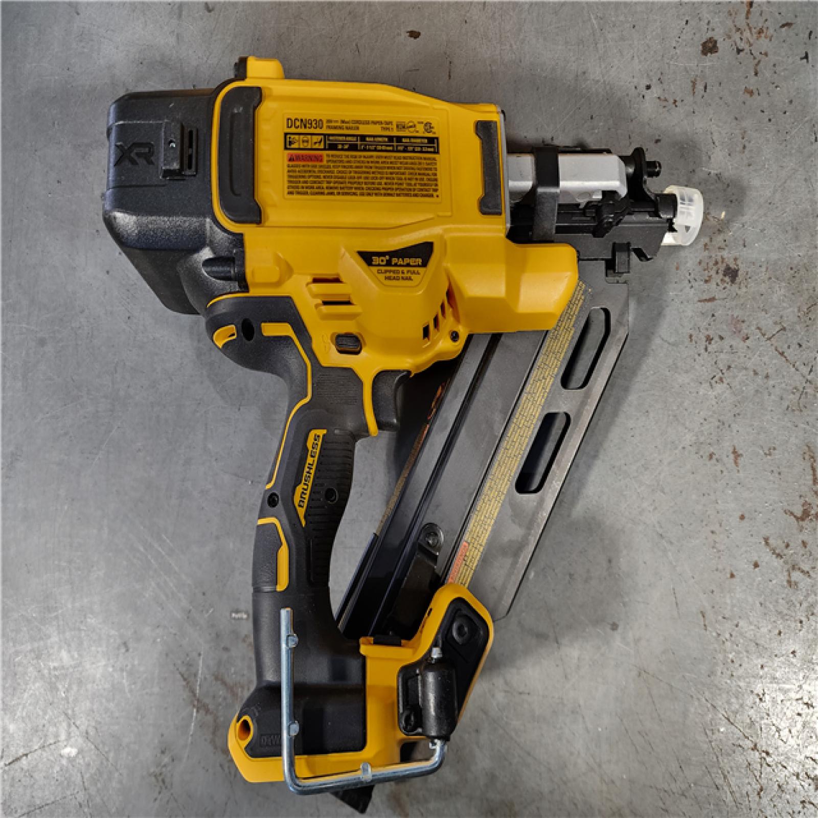 HOUSTON LOCATION - AS-IS (APPEARS LIKE NEW) DEWALT 20-Volt 30Â° Cordless Framing Nailer (Tool-Only)