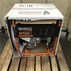 California AS-IS Generac 5500 Watt Portable Generator