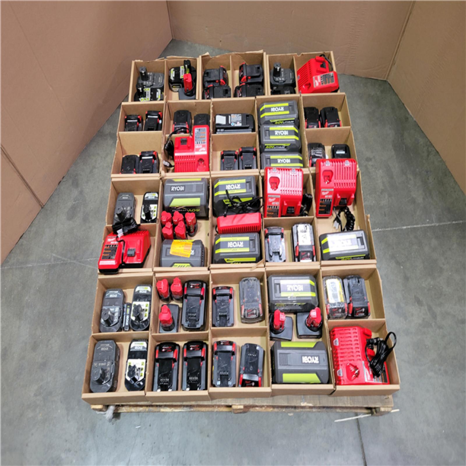 CALIFORNIA AS-IS BATTERY PALLET