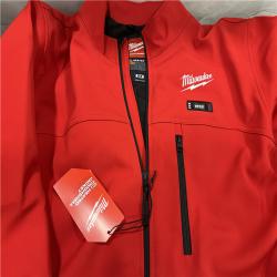 AS-IS Heated Jacket,Men's,Polyester,Red,2XL