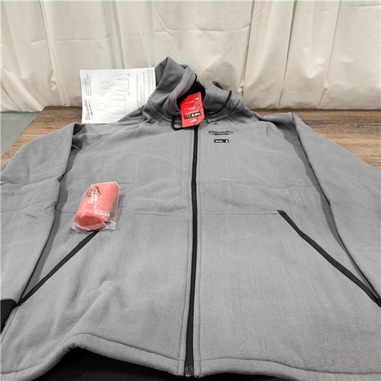 AS IS Milwaukee M12 Heated Hoodie Gray XL