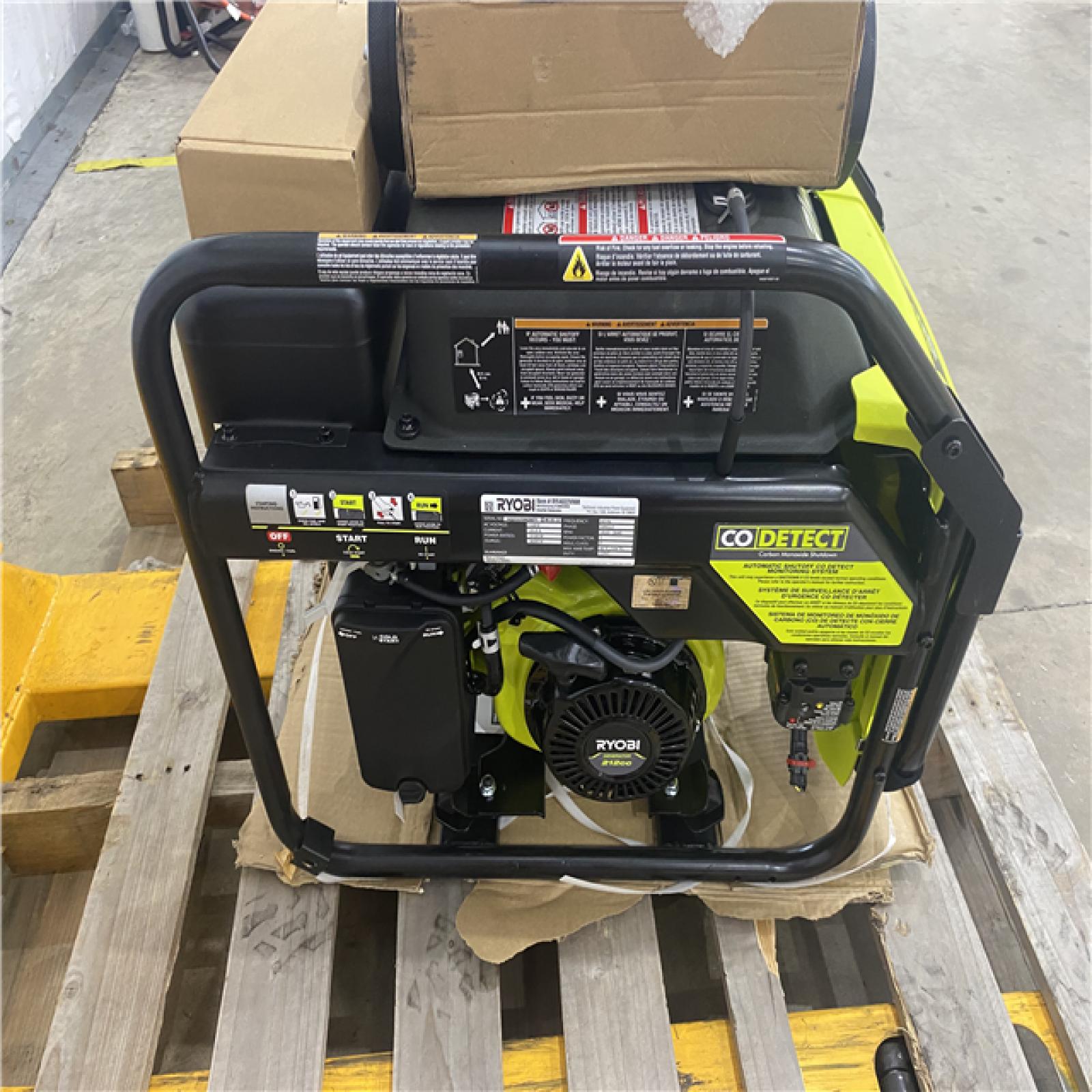 Houston Location - AS-IS Ryobi Easy Start 3,400 Running Watts 4,000 Starting Watts Generator