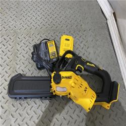 Houston location AS-IS Dewalt 20V Max 8  Pruning Chainsaw Brushless Cordless Kit