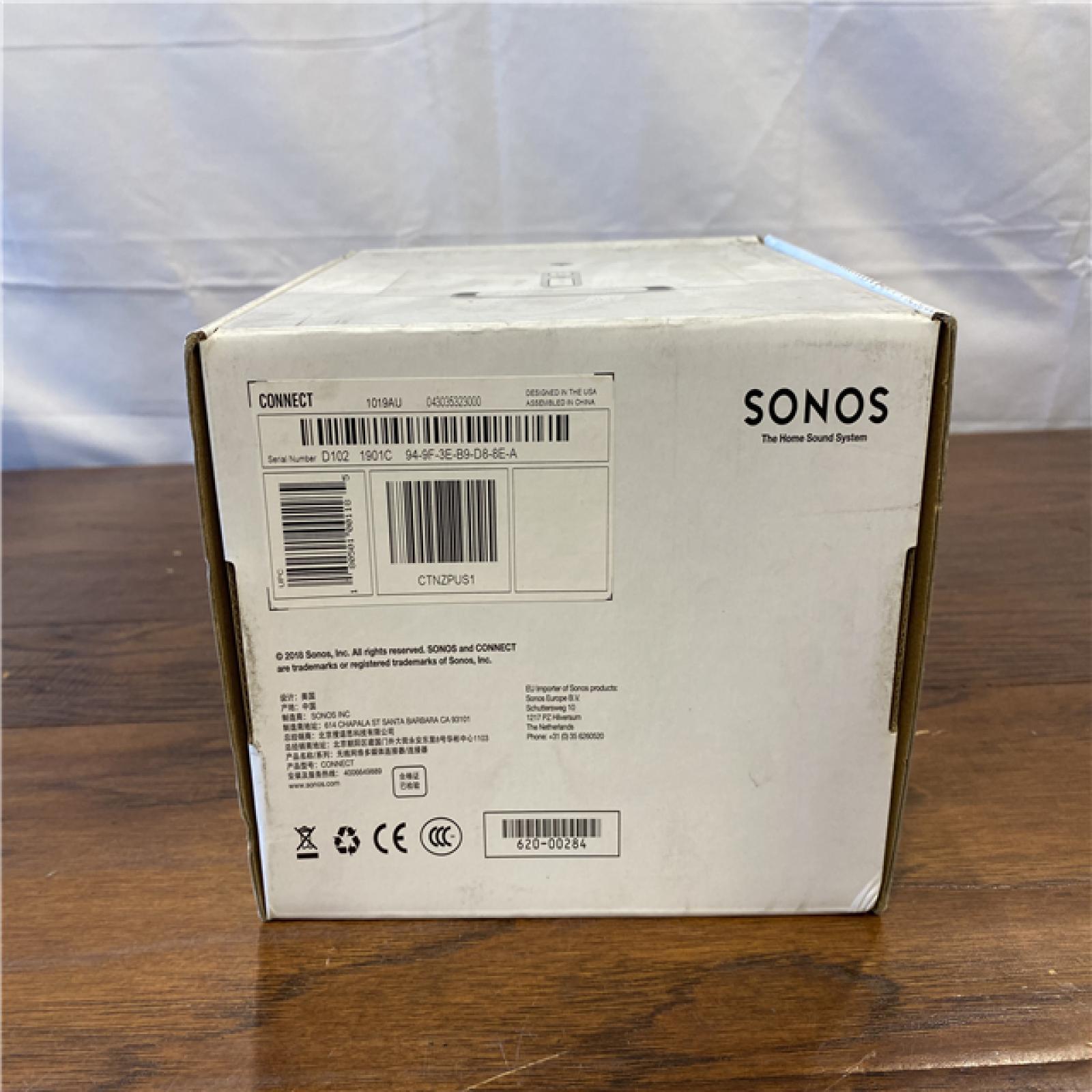 NEW! Sony Sonos CONNECT Wireless Receiver Component for Streaming Music, White