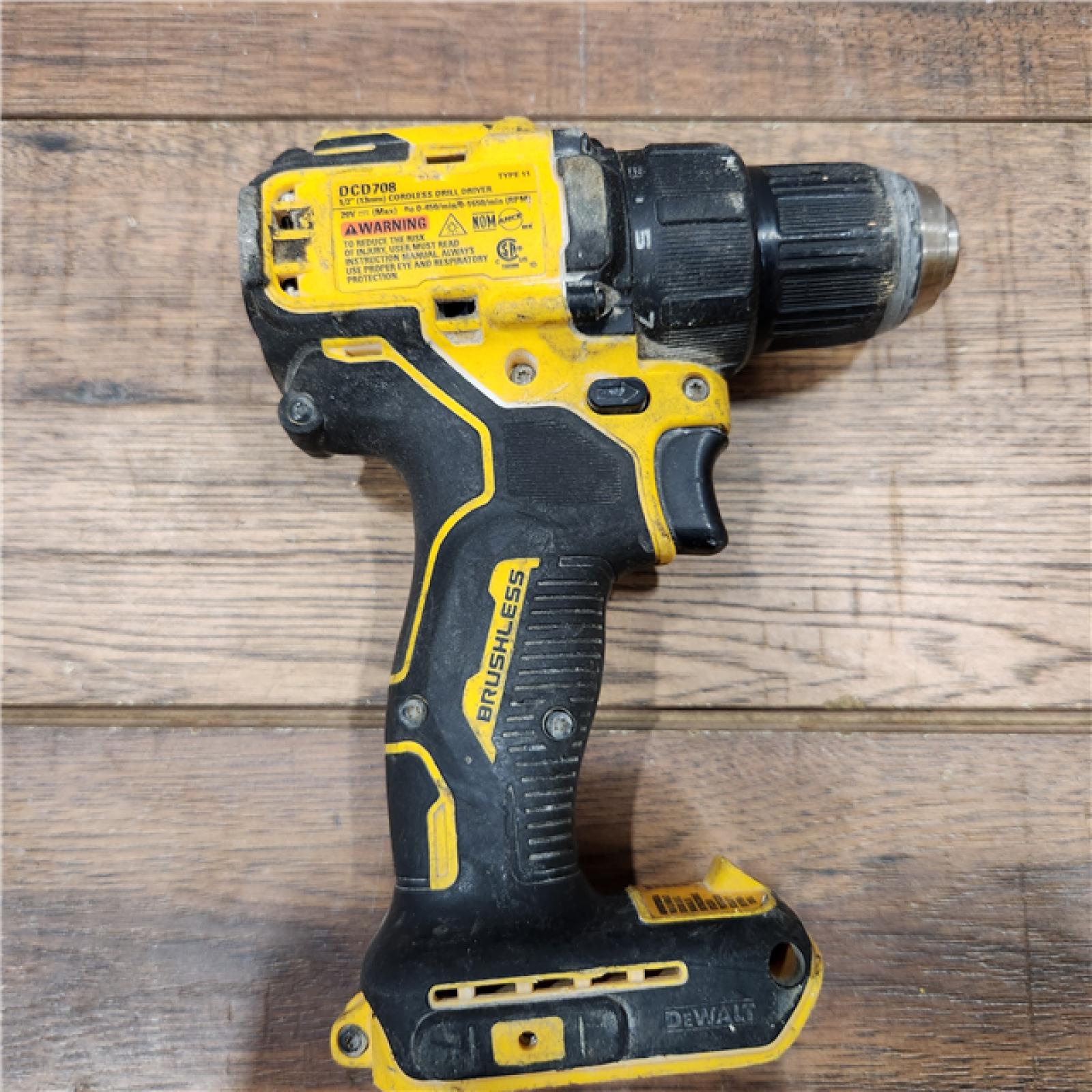 AS-IS Dewalt Max XR 20 V 1/2 in. Brushless Cordless Drill/Driver Tool Only