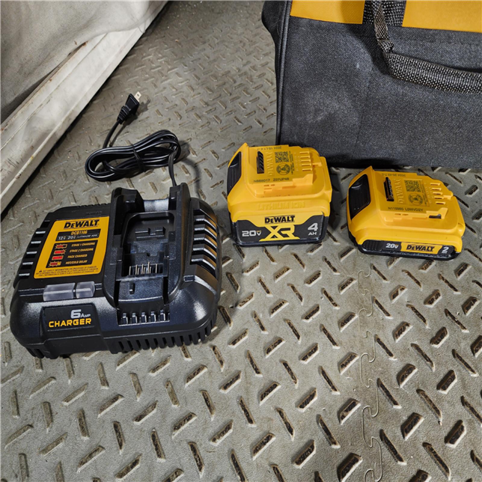 HOUSTON LOCATION - AS-IS DEWALT 2 TOOL COMBO KIT W/(2) BATTERY & CHARGER