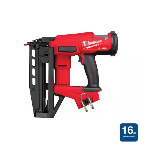 NEW! - Milwaukee M18 FUEL 18-Volt Lithium-Ion Brushless Cordless Gen ll 16-Gauge Straight Finish Nailer (Tool Only)