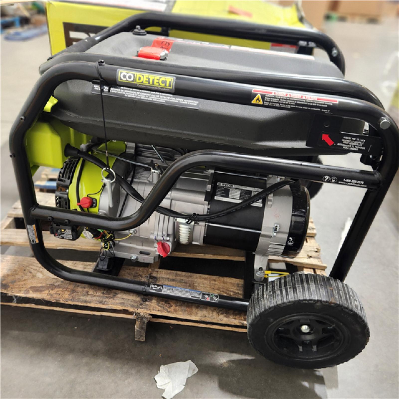 Dallas Location - As-Is RYOBI 6500-Watt Gasoline Generator .