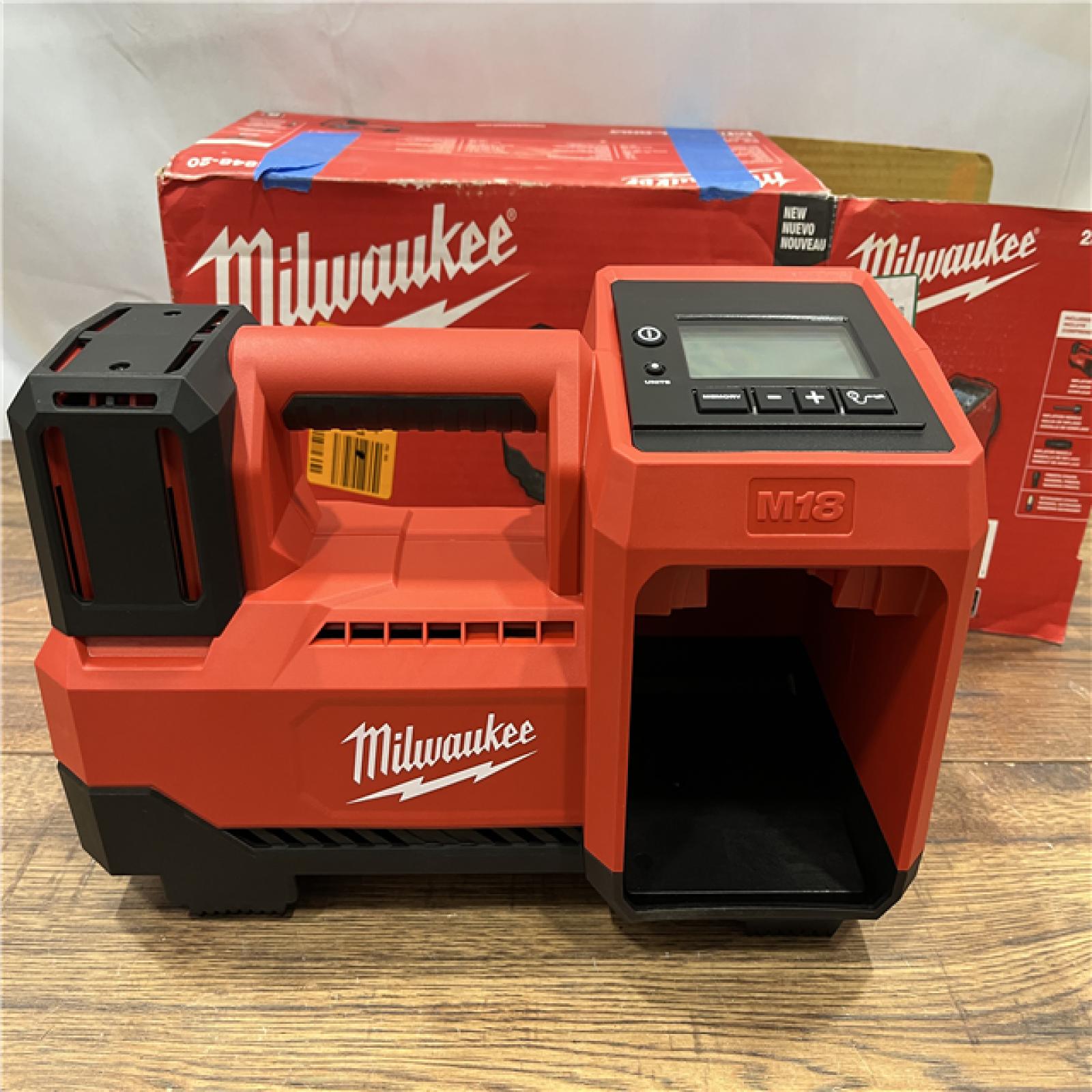 AS IS Milwaukee M18 18-Volt Lithium-Ion Cordless Portable Inflator (Tool-Only)